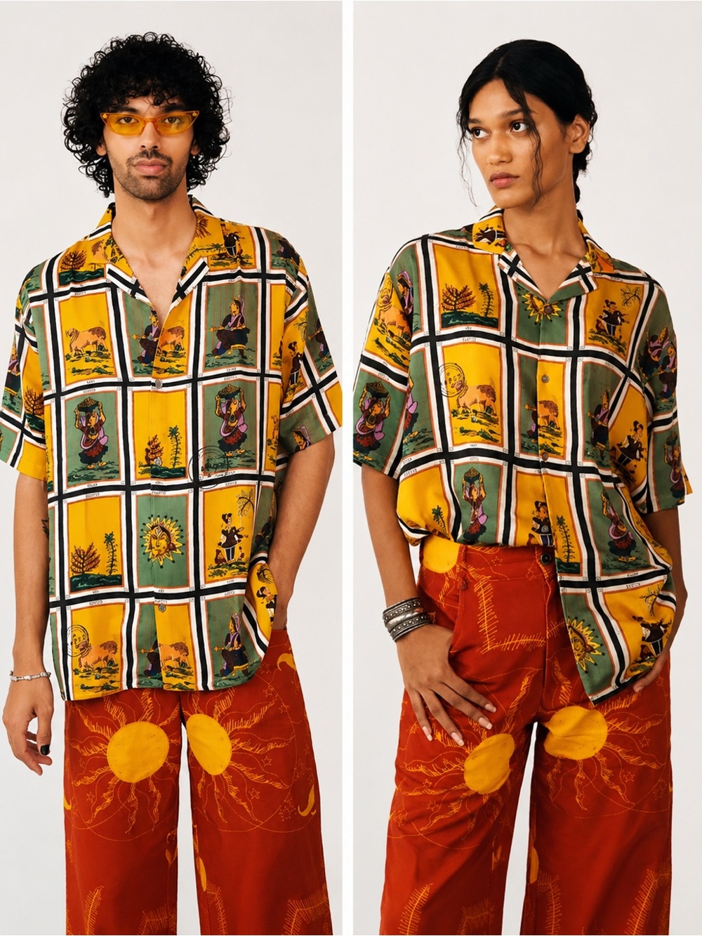RAFU’D Tarot Shirt – Unisex Printed Bowling Shirt